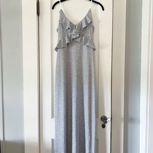 Max Studio striped maxi dress